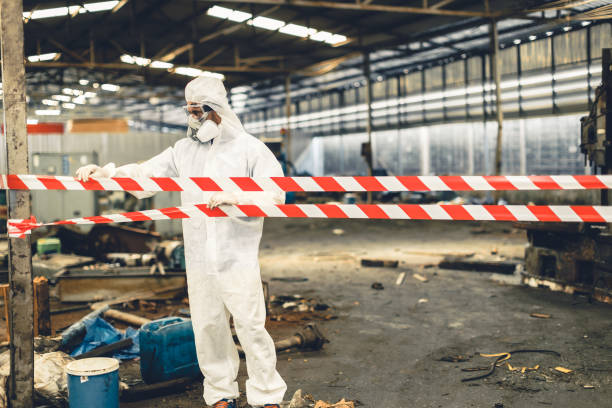 Professional Biohazard Cleanup technician working in Sumner, WA